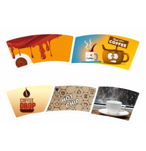 LDPE Coated Cup Stock Paper Blanks-Fans